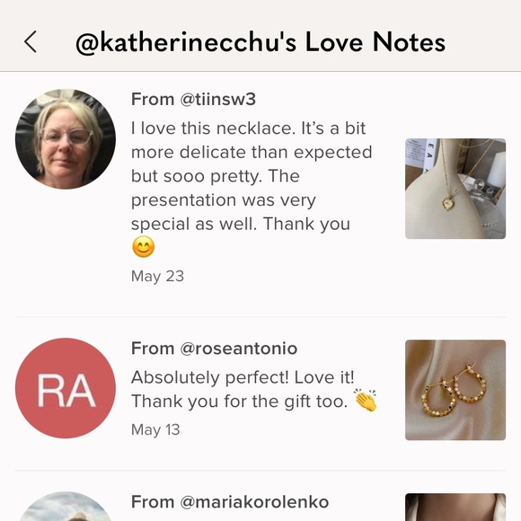 Vermeil Double layered heart charm gold necklace silver - Picture 3 of 9